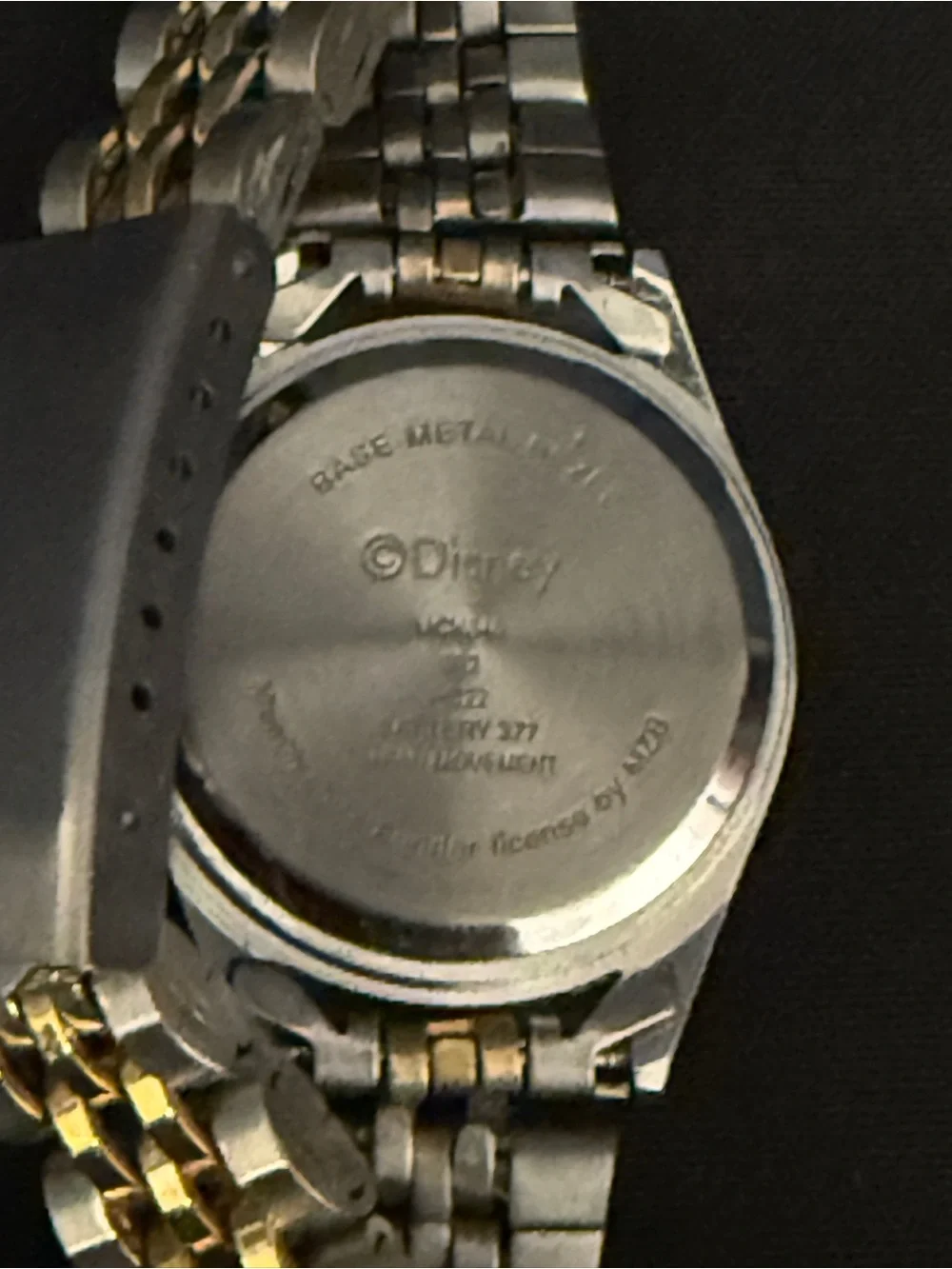 Disney Two-Tone Gold and Silver Mickey Mouse Wristwatch